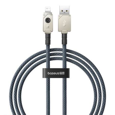 Baseus Unbreakable USB A to iP cable 1 m 5V-2.4A White