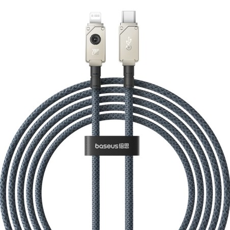 Baseus Unbreakable USB C to iP cable 2 m 20 W Black