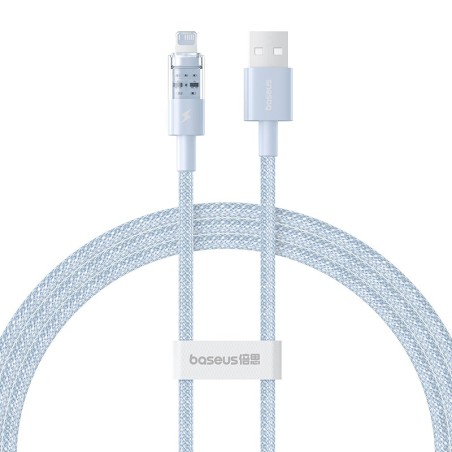 Baseus Gem USB to IP 2.4A fast charging cable 1 m Blue