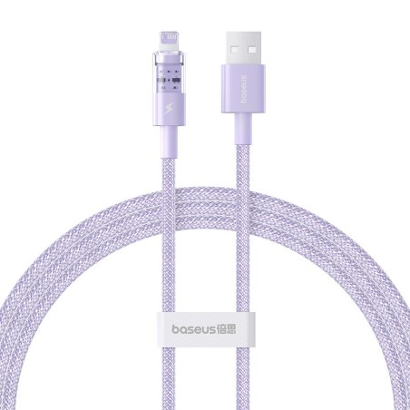 Baseus Gem USB to IP 2.4A fast charging cable 1 m Purple