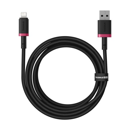 Baseus Dura Type A to IP 2.4A 2 m fast charging cable Black, Red