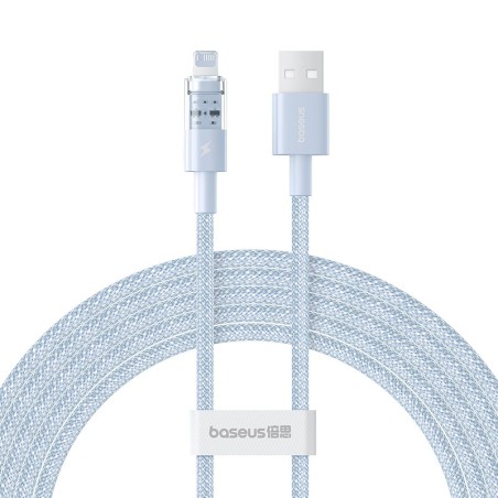 Baseus Gem USB to IP 2.4A fast charging cable 2 m Blue