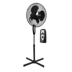 FLOOR FAN BLACK+REMOTE...