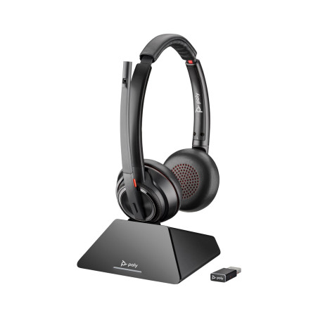 POLY Savi 8220 UC Microsoft Teams Certified DECT 1880-1900 MHz USB-A Headset