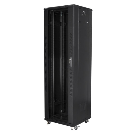 Lanberg FF01-6642-12B rack cabinet 42U Freestanding rack Black