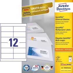 Avery 3659 self-adhesive...
