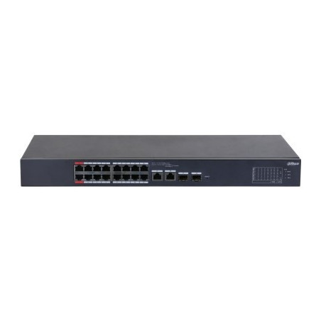Dahua Technology DH-CS4218-16ET-240 network switch Managed L2 Gigabit Ethernet (10/100/1000) Power over Ethernet (PoE) Black