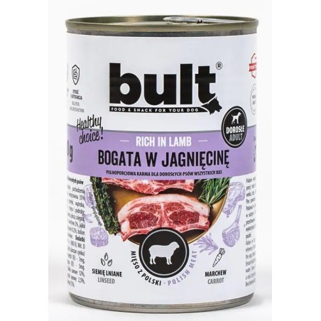BULT Rich in lamb - Wet dog food - 400 g