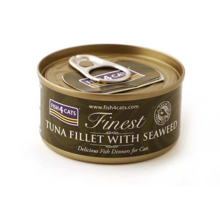 FISH4CATS Tuna fillet with seaweed - wet cat food - 70g