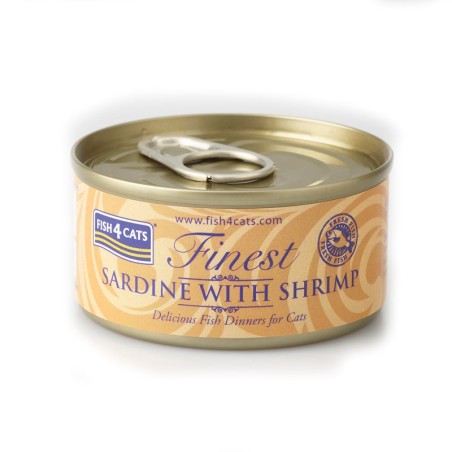FISH4CATS Sardine with shrimp - wet cat food - 70g