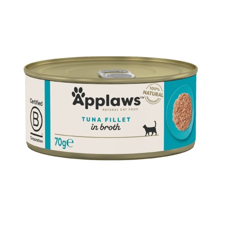 APPLAWS Tuna fillet in broth - wet cat food - 70g