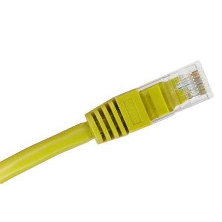 Alantec KKU5CZA1 networking cable Yellow 0.25 m Cat5e U/UTP (UTP)