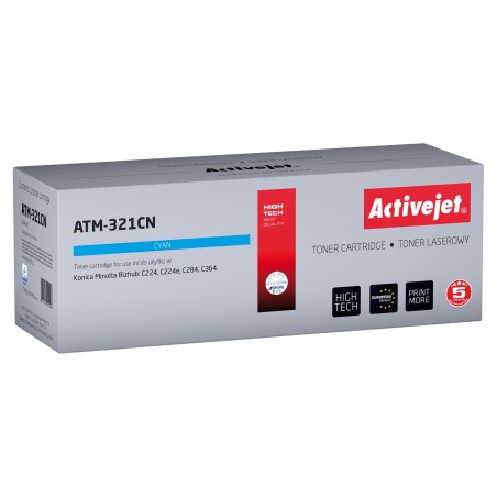 Activejet ATM-321CN Toner (replacement for Konica Minolta TN321C; Supreme; 25.000 pages; cyan)
