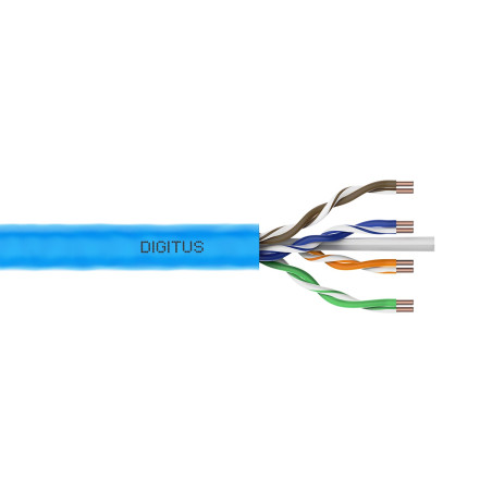 Digitus CAT 6A U/UTP installation cable, 305 m, simplex, Eca