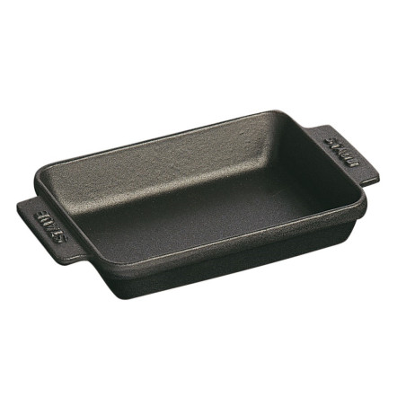 STAUB Rectangular Mini Baking Tray 250 ml, Black