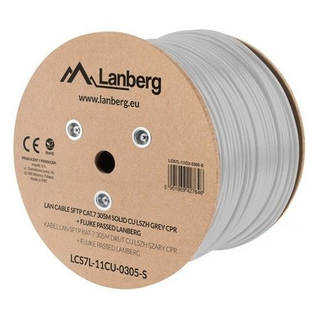 Lanberg LCS7L-11CU-0305-S networking cable White 305 m Cat7 S/FTP (S-STP)