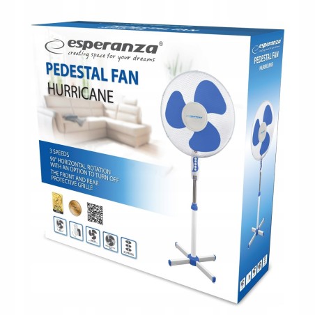 Esperanza EHF001WB household fan Blue, White
