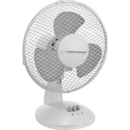 Desktop fan 9" Esperanza EHF004WE ZEPHYR White-Gray