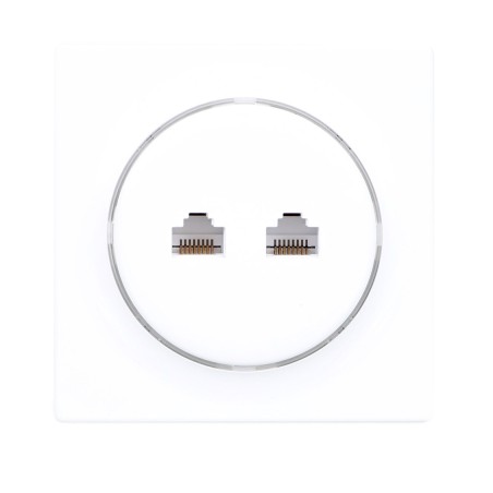 Fibaro Walli N socket-outlet 2 x RJ-45 White
