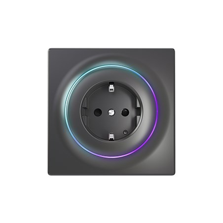 Fibaro FGWOF-011-8 socket-outlet Type F Black