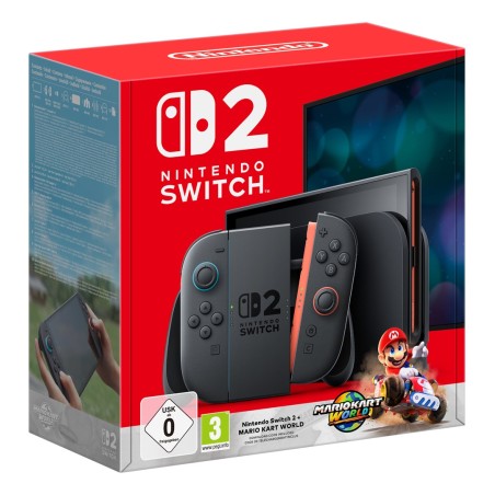 Nintendo Switch 2 + Mario Kart World portable game console 20.1 cm (7.9") 256 GB Touchscreen Wi-Fi Black