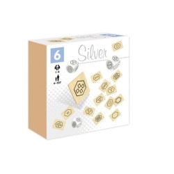 Pictogram Cubes 6 Silver 28768