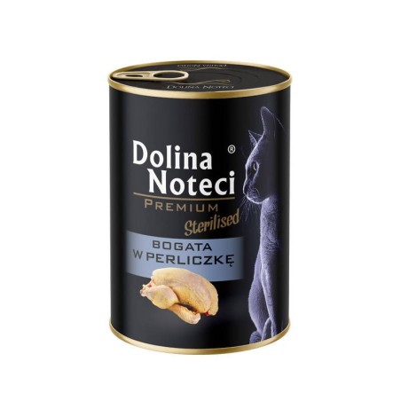 DOLINA NOTECI Premium Sterilised Rich in guinea fowl - wet cat food - 400g