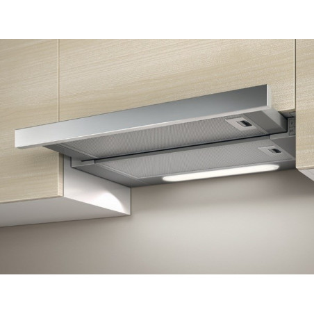 Elica ELITE14 LUX GRIX/A/60 Built-under Silver, Stainless steel 336 m³/h