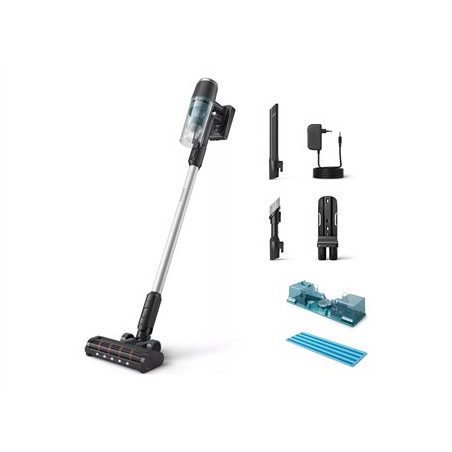 Philips 3000 series XC3133/01 stick vacuum/electric broom Battery Dry Bagless Black, Blue