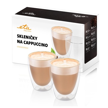 ETA | Cappuccino cups | ETA418193010 | For cappuccino coffee | 2 pc(s) | Dishwasher proof | Glass