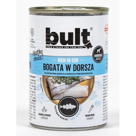 BULT Rich in cod - Wet dog food - 800 g