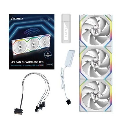 Lian Li UNI FAN SL Wireless 120 Computer case 12 cm White 3 pc(s)