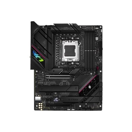 Asus | ROG STRIX B650E-F GAMING WIFI | Processor family AMD | Processor socket AM5 | DDR5 DIMM | Memory slots 4 | Supported hard disk drive interfaces SATA, M.2 | Number of SATA connectors 4 | Chipset AMD B650 | ATX