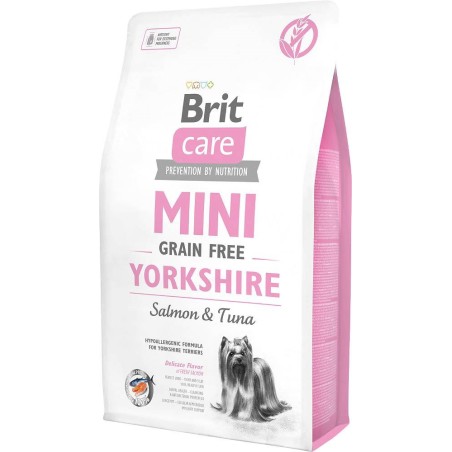 BRIT Care Mini Yorkshire Grain Free Salmon with tuna - dry dog food - 2 kg