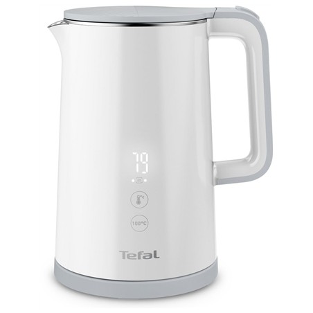 TEFAL | Kettle | Sense  KO693110 | Electric | 1800 W | 1.5 L | Double layer | 360° rotational base | White