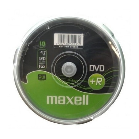Maxell M160 blank DVD 4.7 GB DVD+R 10 pc(s)