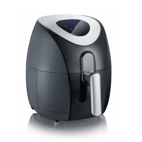 Severin 2430 Single 3.2 L Stand-alone 1500 W Hot air fryer Black, Stainless steel