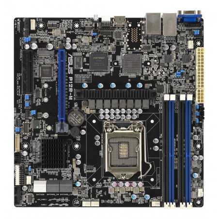 ASUS P12R-M Intel C252 LGA 1200 (Socket H5) micro ATX server motherboard