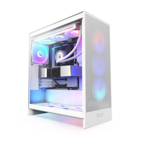 Case|NZXT|H7 Flow RGB|MidiTower|ATX|EATX|MicroATX|MiniITX|Colour White|CM-H72FW-R1