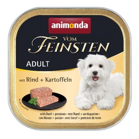 ANIMONDA Vom Feinsten Adult Beef and potatoes - wet dog food - 150g