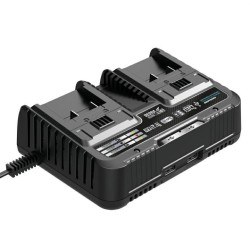 DEDRA DUAL CHARGER 18V 2x2.3A