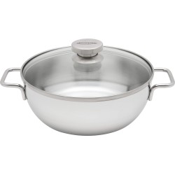 Deep frying pan with 2...