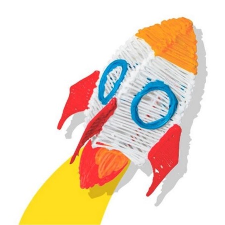 3Doodler Filament Start+ 250 neonrot neonorange neongruen neongelb neonpink\"\"Neon Compostable plastic Fluorescent green, Fluorescent orange, Fluorescent pink, Fluorescent red, Fluorescent yellow 1 g