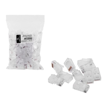 Cablexpert PLUG3UP6/100 wire connector 1 Transparent