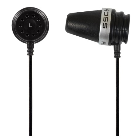 Koss | Headphones | Sparkplug | Wired | In-ear | Noise canceling | Black
