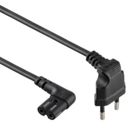 CABLE POWER EU 1M/ANGLED...