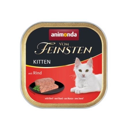 ANIMONDA Vom Feinsten Kitten Beef - wet cat food - 100g