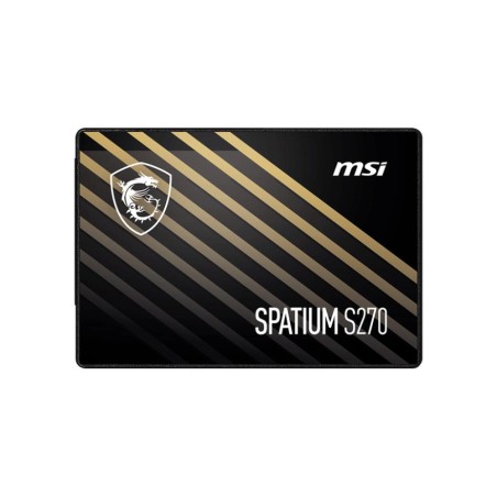 SSD|MSI|SPATIUM S270|240GB|SATA|3D NAND|Write speed 400 MBytes/sec|Read speed 500 MBytes/sec|2,5"|TBW 250 TB|MTBF 2000000 hours|S78-440N070-P83