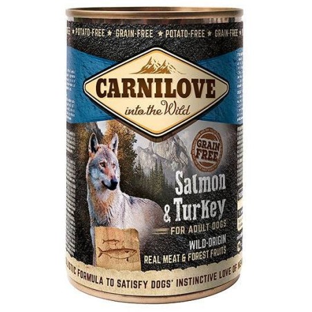 CARNILOVE Into the Wild Salmon&Turkey - Wet dog food - 400 g