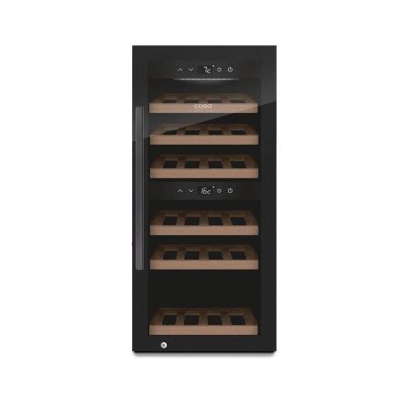 Caso | Smart Wine Cooler | WineExclusive 24 | Energy efficiency class G | Bottles capacity 24 bottles | Cooling type Compressor technology | Black